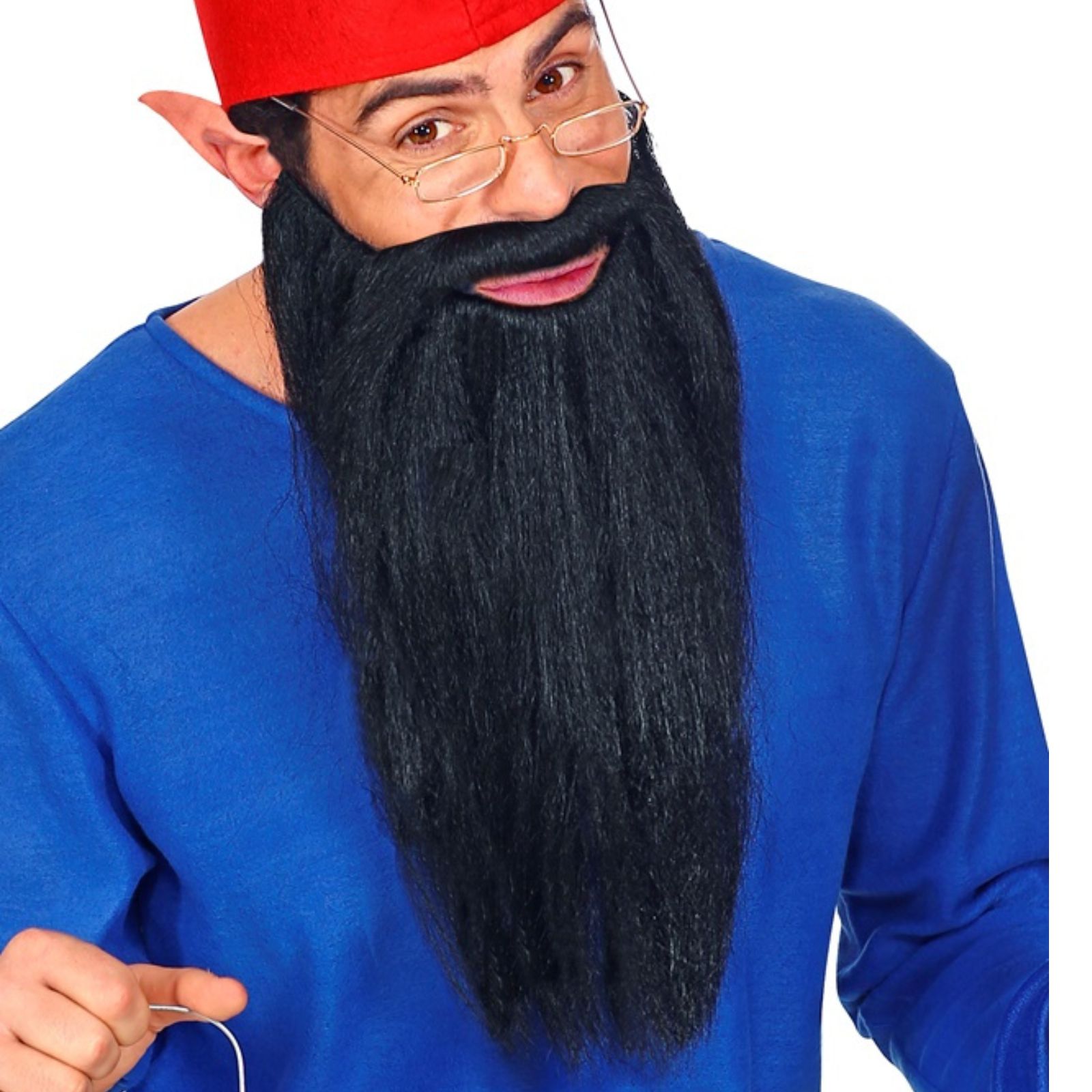 Black Adult Long Beard With Moustache