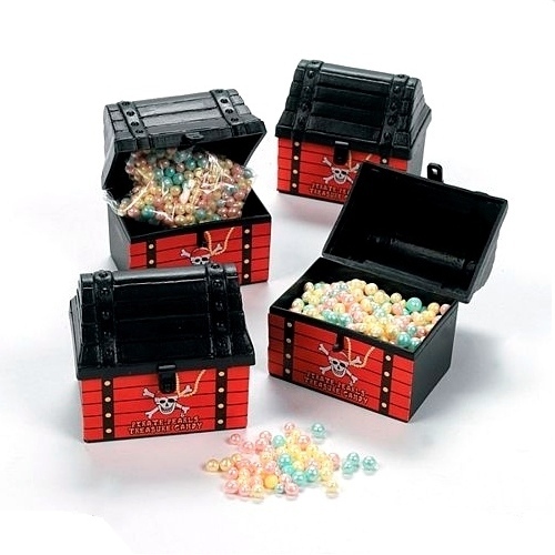 Pirate Treasure Chests with Pearl Lollies