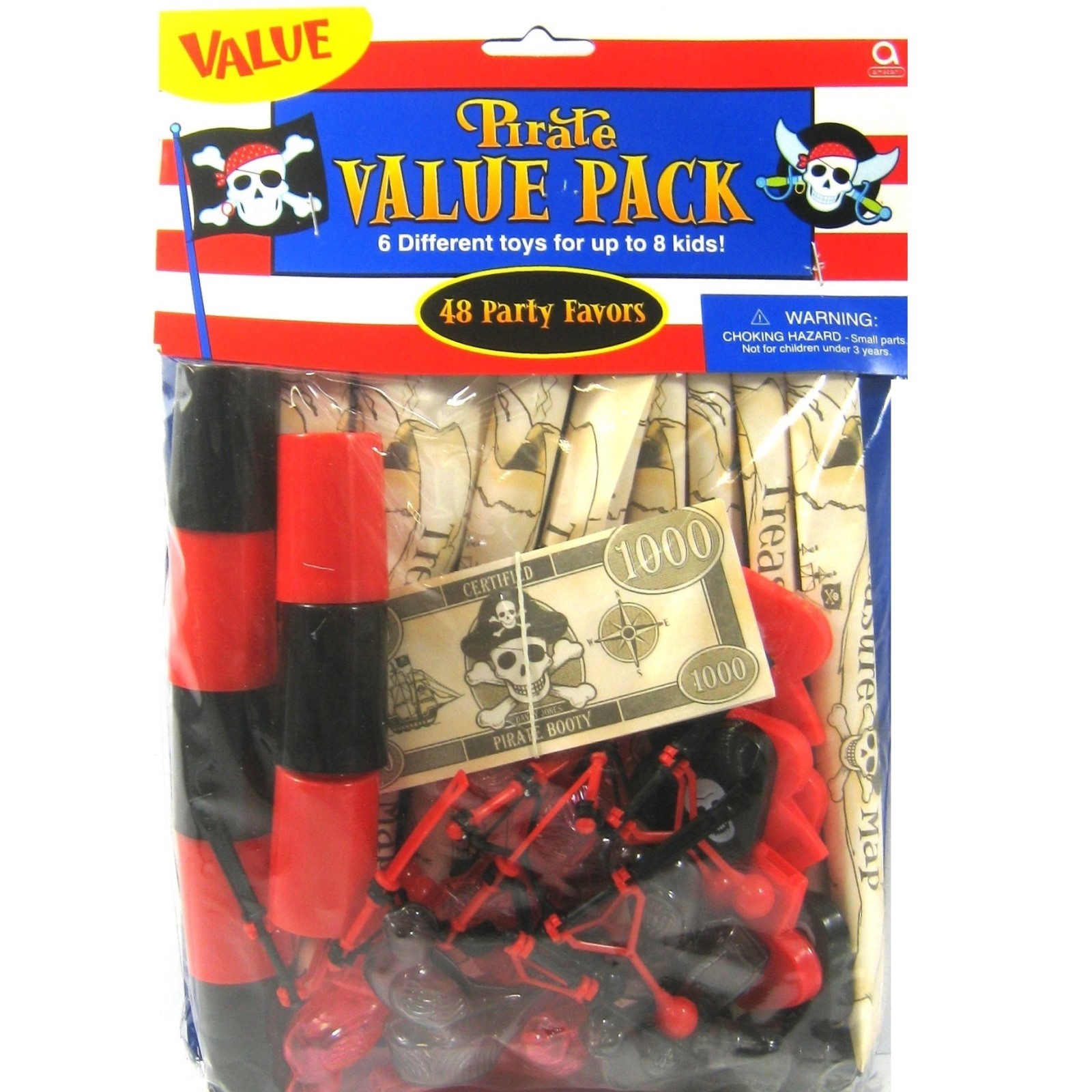 Pirate Value Favour Pack (48 Pieces)