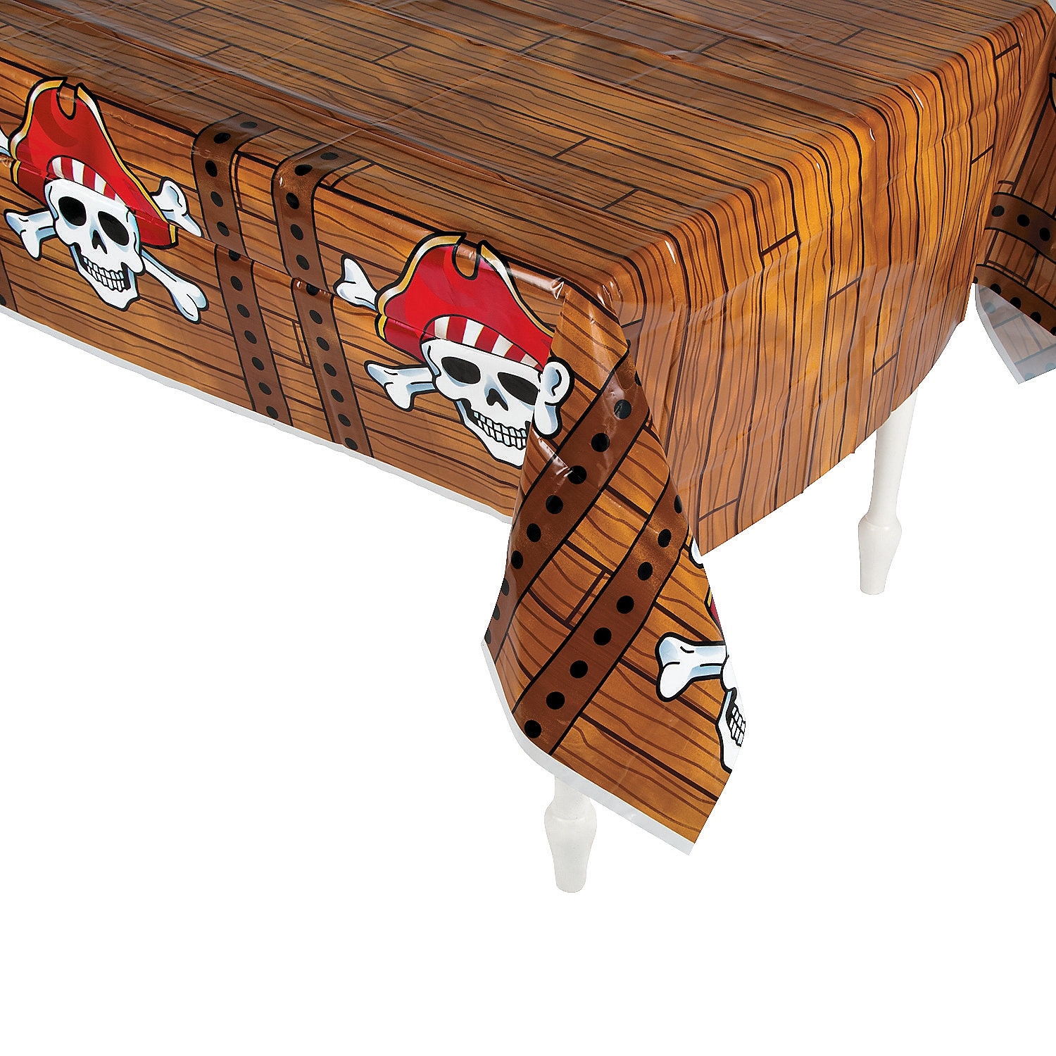 Pirate Plank Plastic Tablecloth