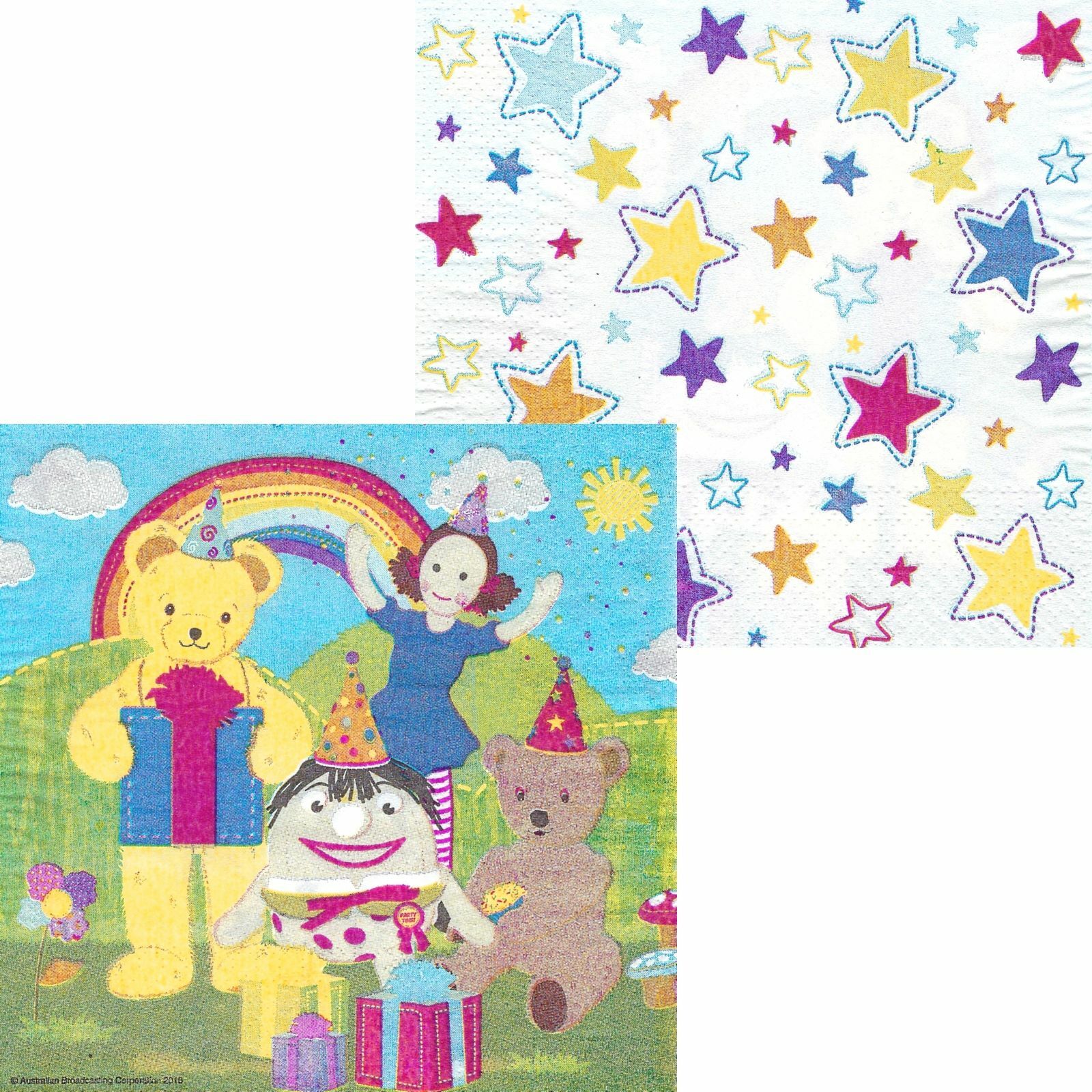 Play School Large Napkins / Serviettes (Pack of 16)