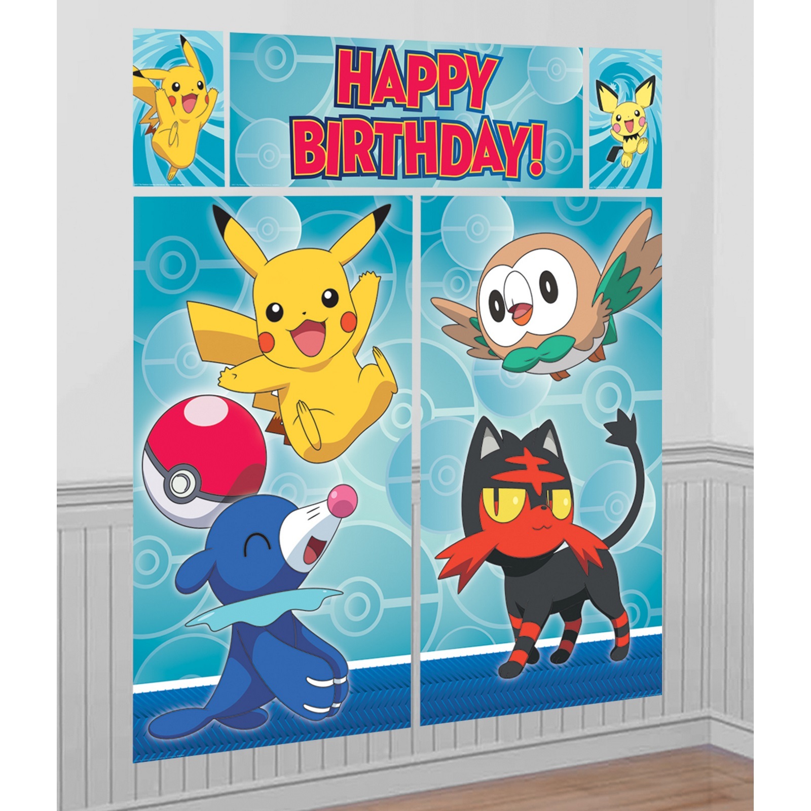 Pokemon Core Wall Decorating Kit