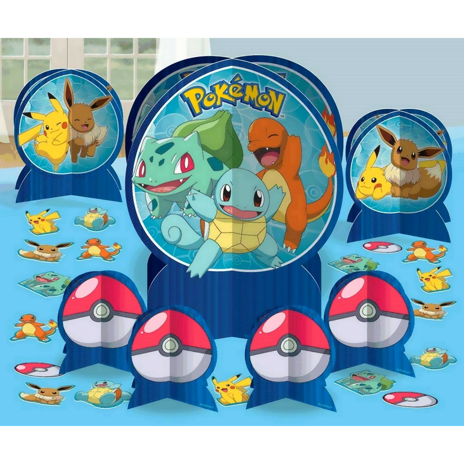 Pokemon Classic Table Decorating Kit