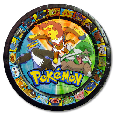 Pokemon Large Paper Plates (Pack of 8)