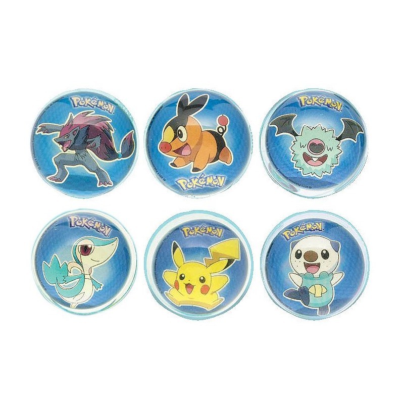 Pokemon Bounce Balls (Pack of 6)
