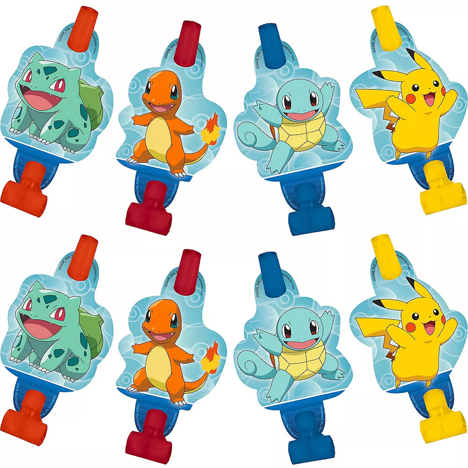 Pokemon Classic Party Blowers (Pack of 8)