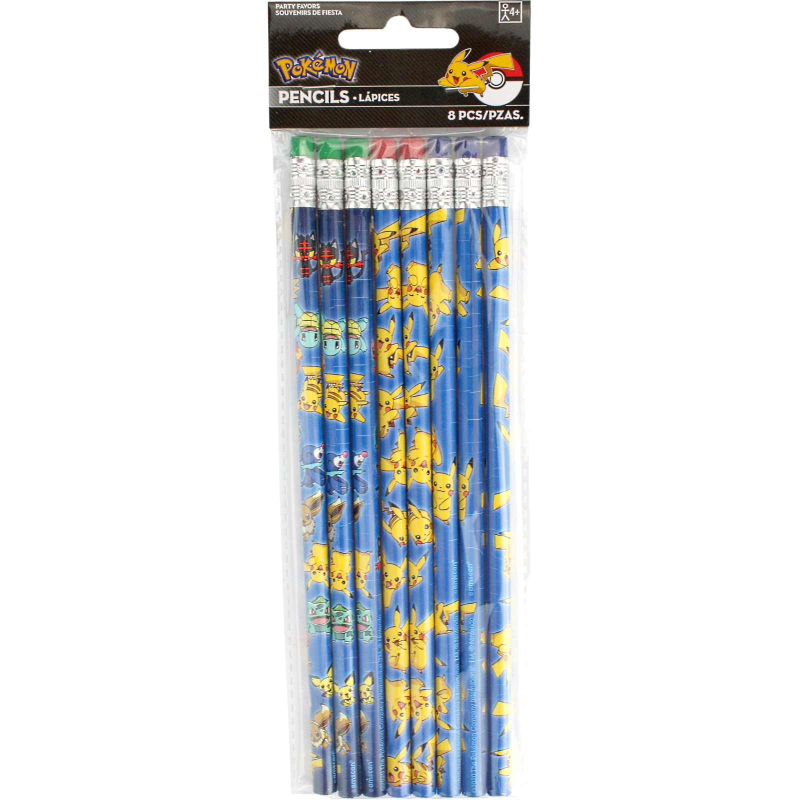 Pokemon Classic Pencils (Pack of 8)