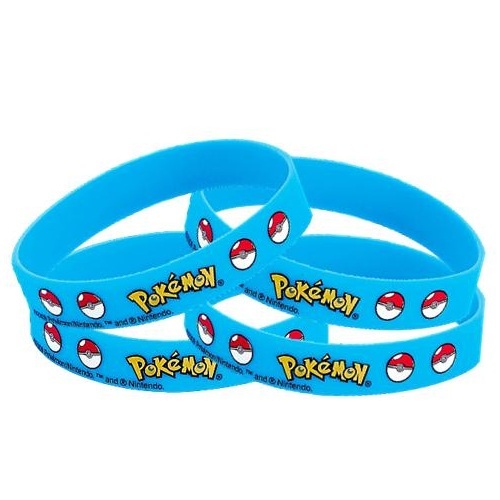 Pokemon Wristbands (Pack of 4)