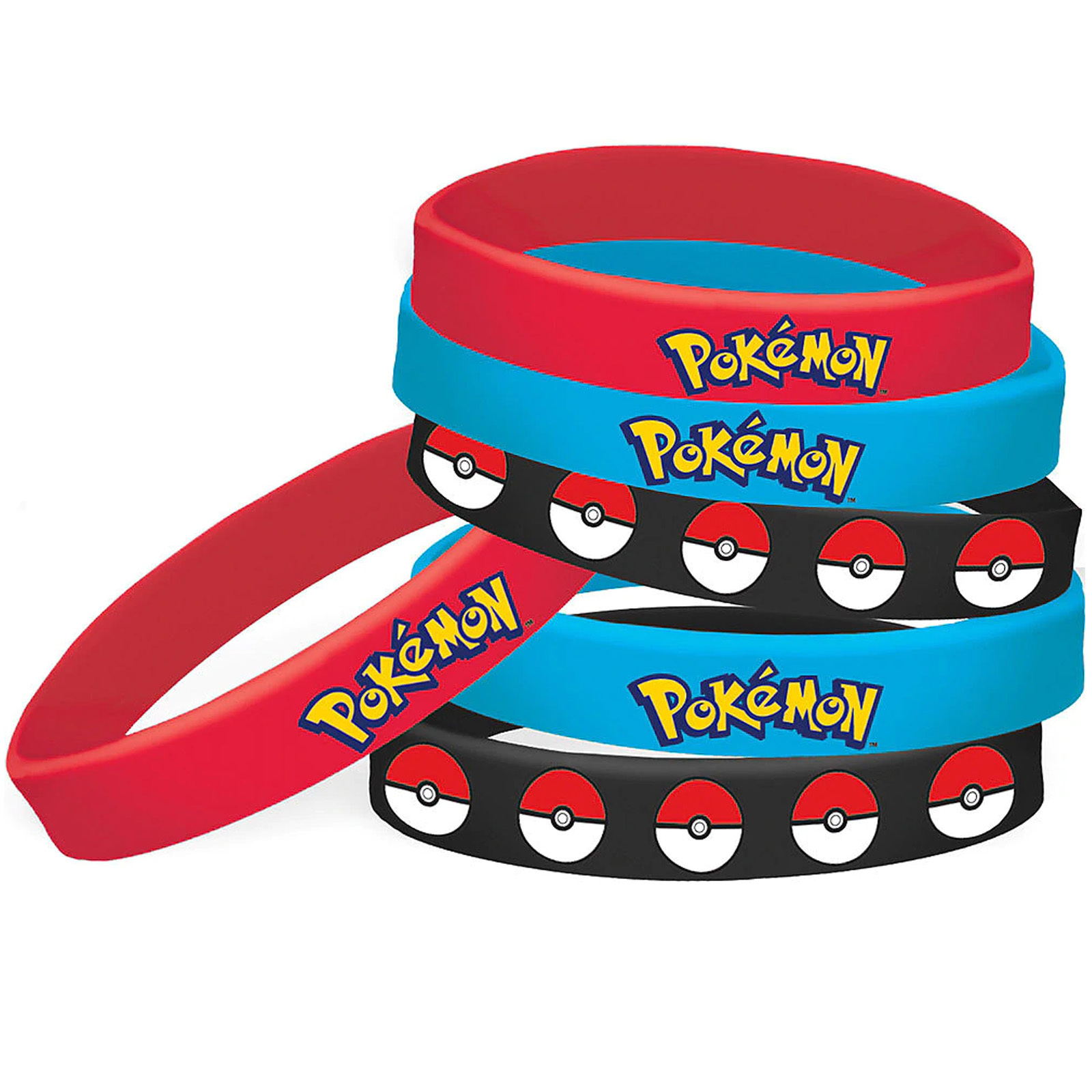 Pokemon Classic Wristbands (Pack of 6)