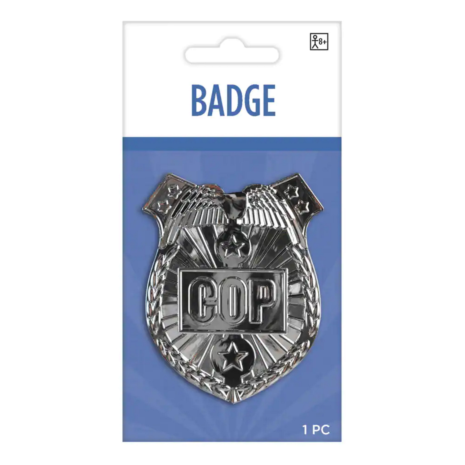 Police Cop Plastic Badge