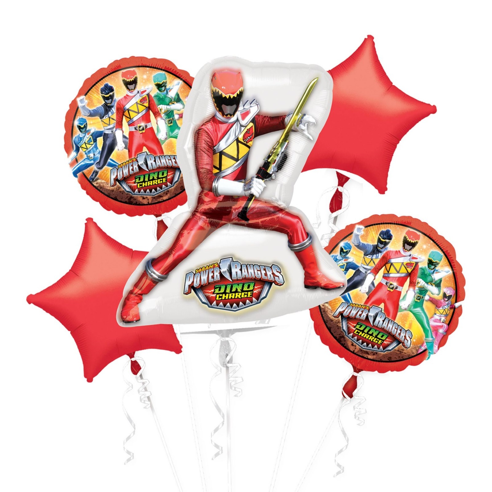 Power Rangers Dino Charge Helium Balloon Bouquet