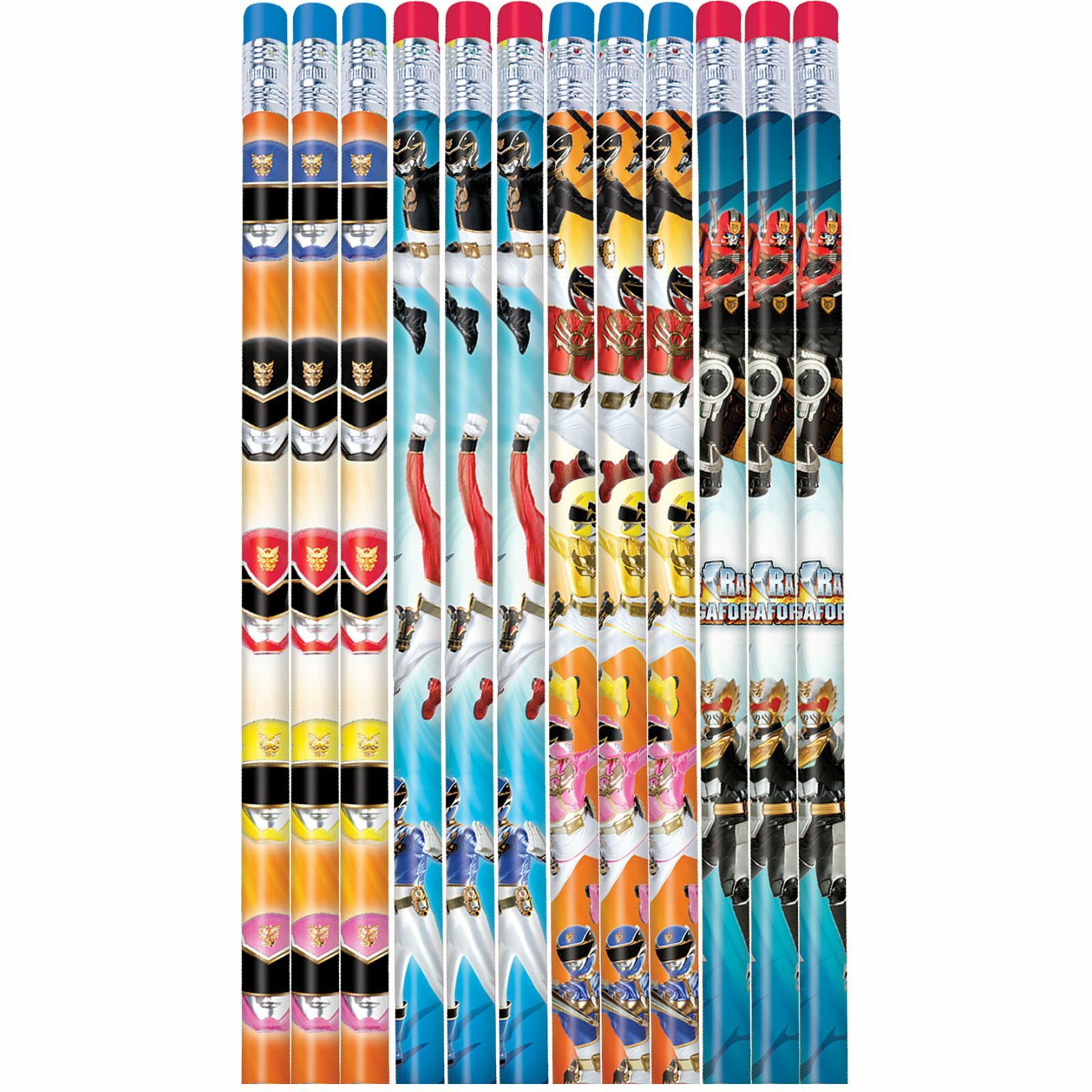 Power Rangers Megaforce Pencils (Pack of 12)