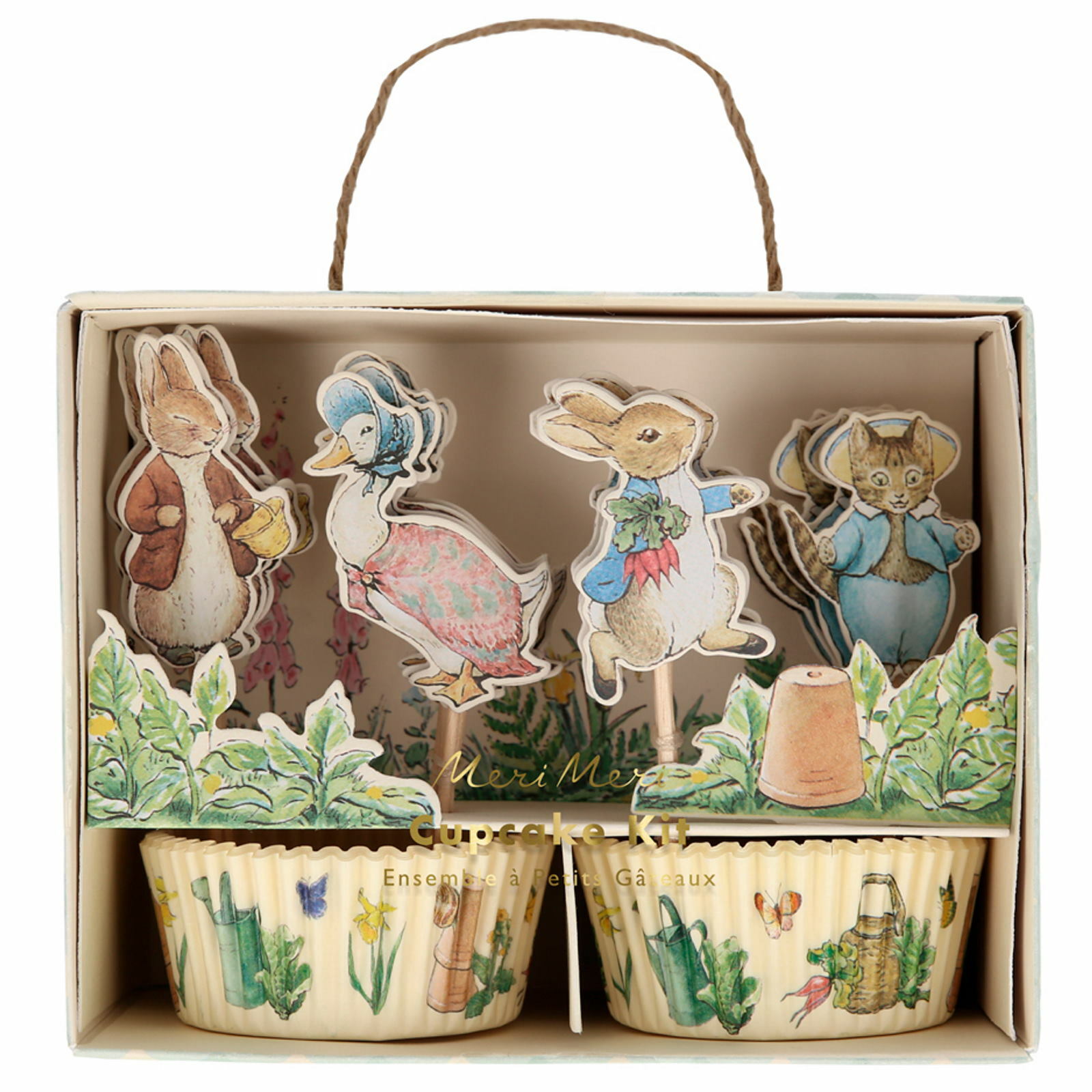 Meri Meri Peter Rabbit and Friends Cupcake Decorating Kit (Set of 24)