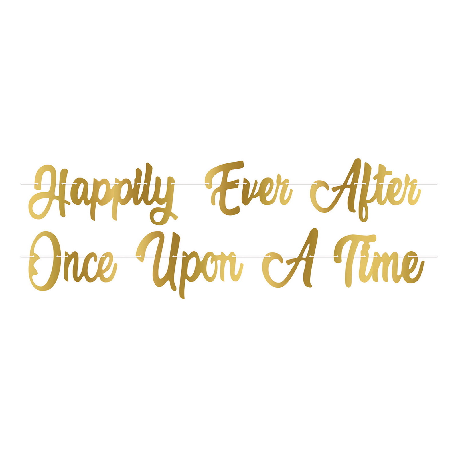 Once Upon A Time Fairytale Letter Banner