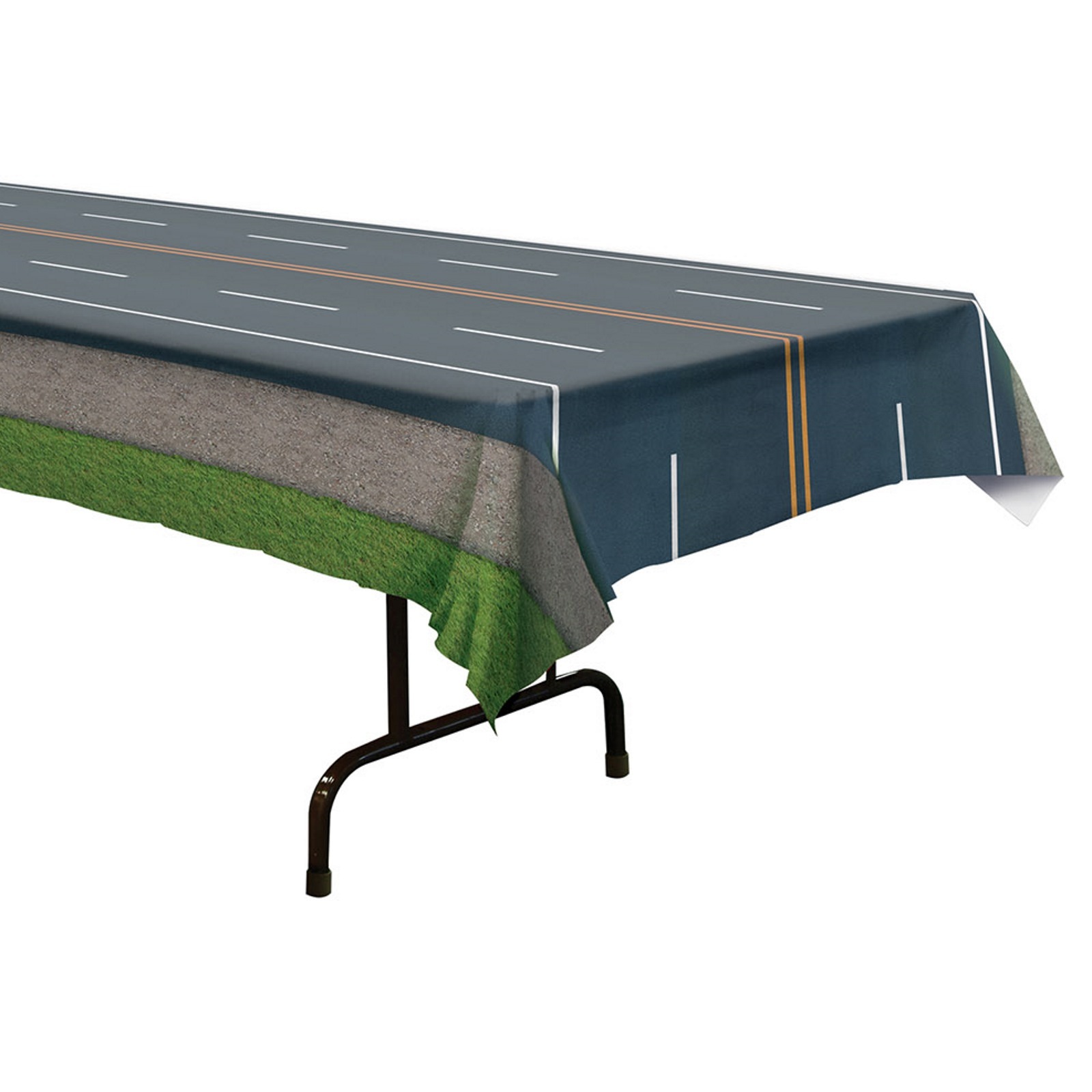 Highway Road Plastic Tablecloth