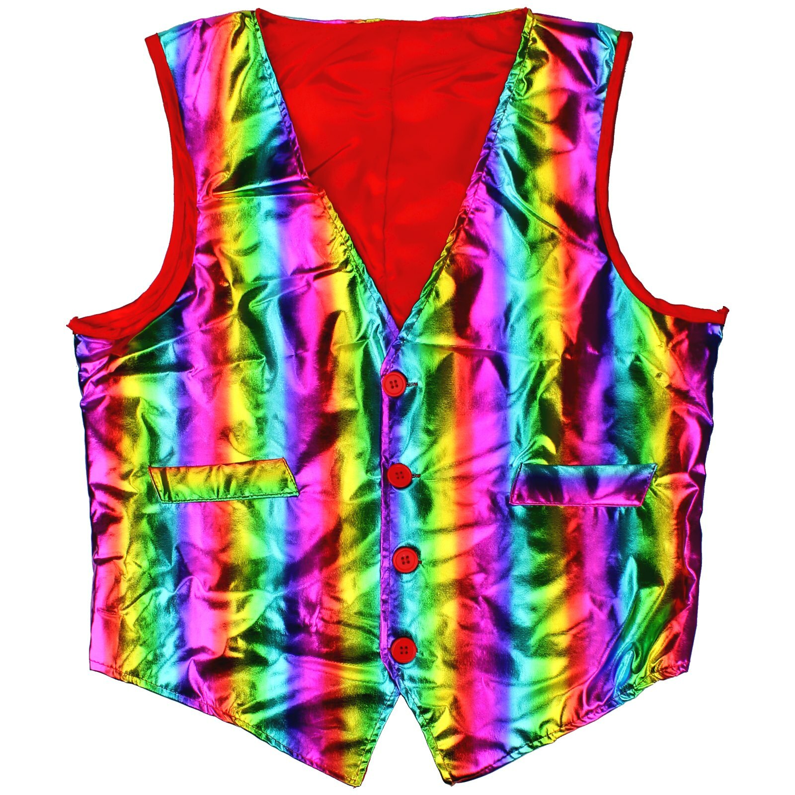 Small/Medium Shiny Rainbow Waistcoat