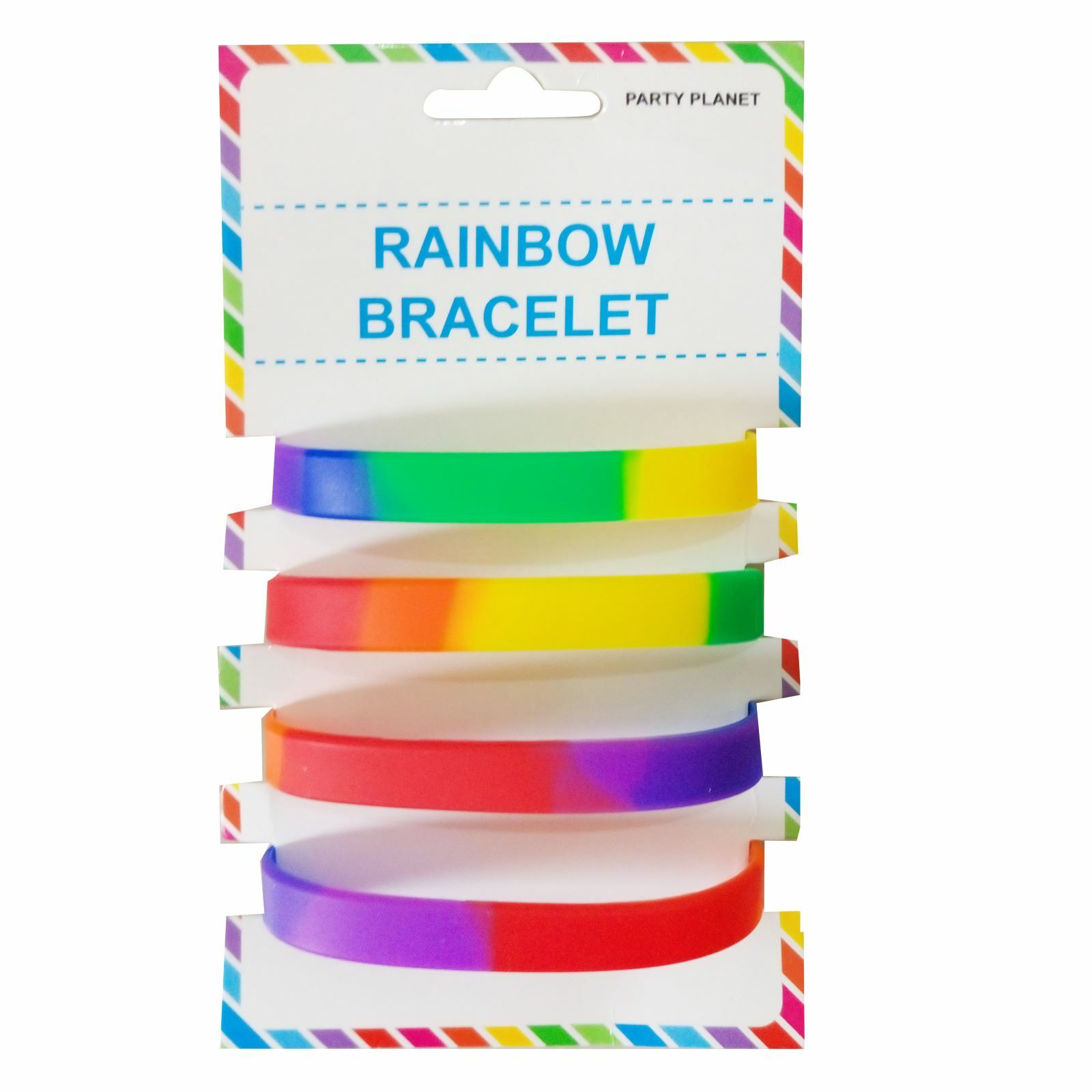 Rainbow Wristbands (Pack of 4)