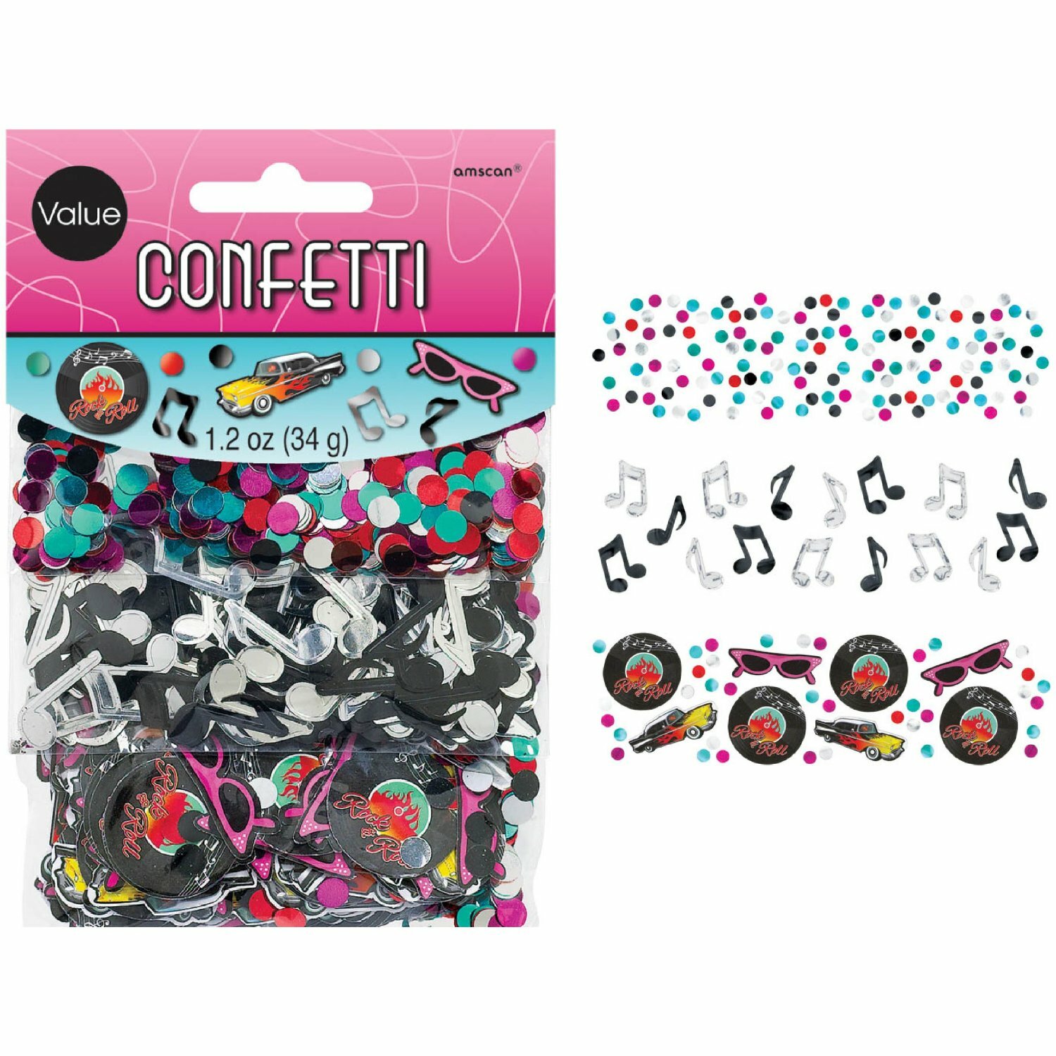 Classic 50's Rock and Roll Confetti/Table Scatters