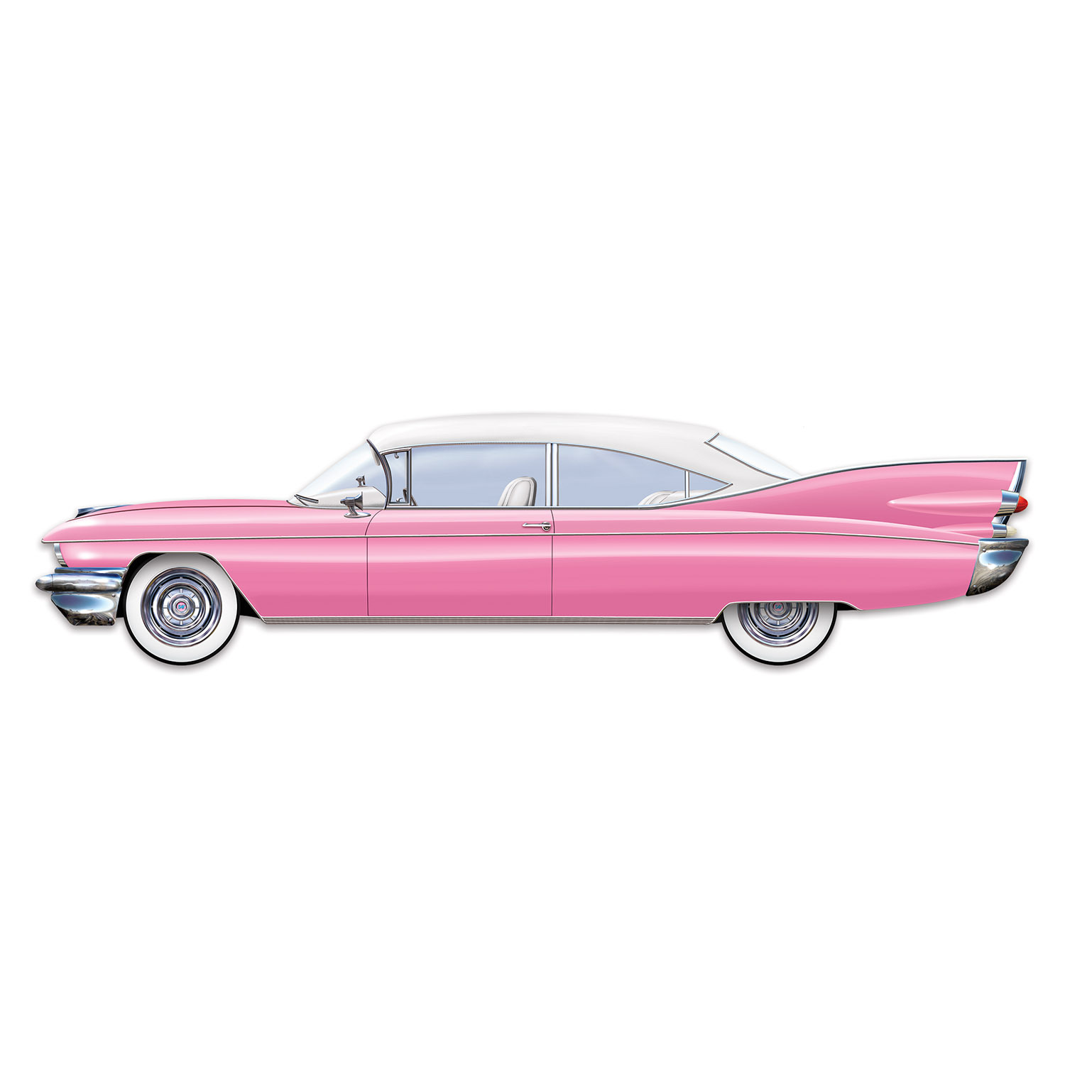 Pink Cadillac Car Decoration