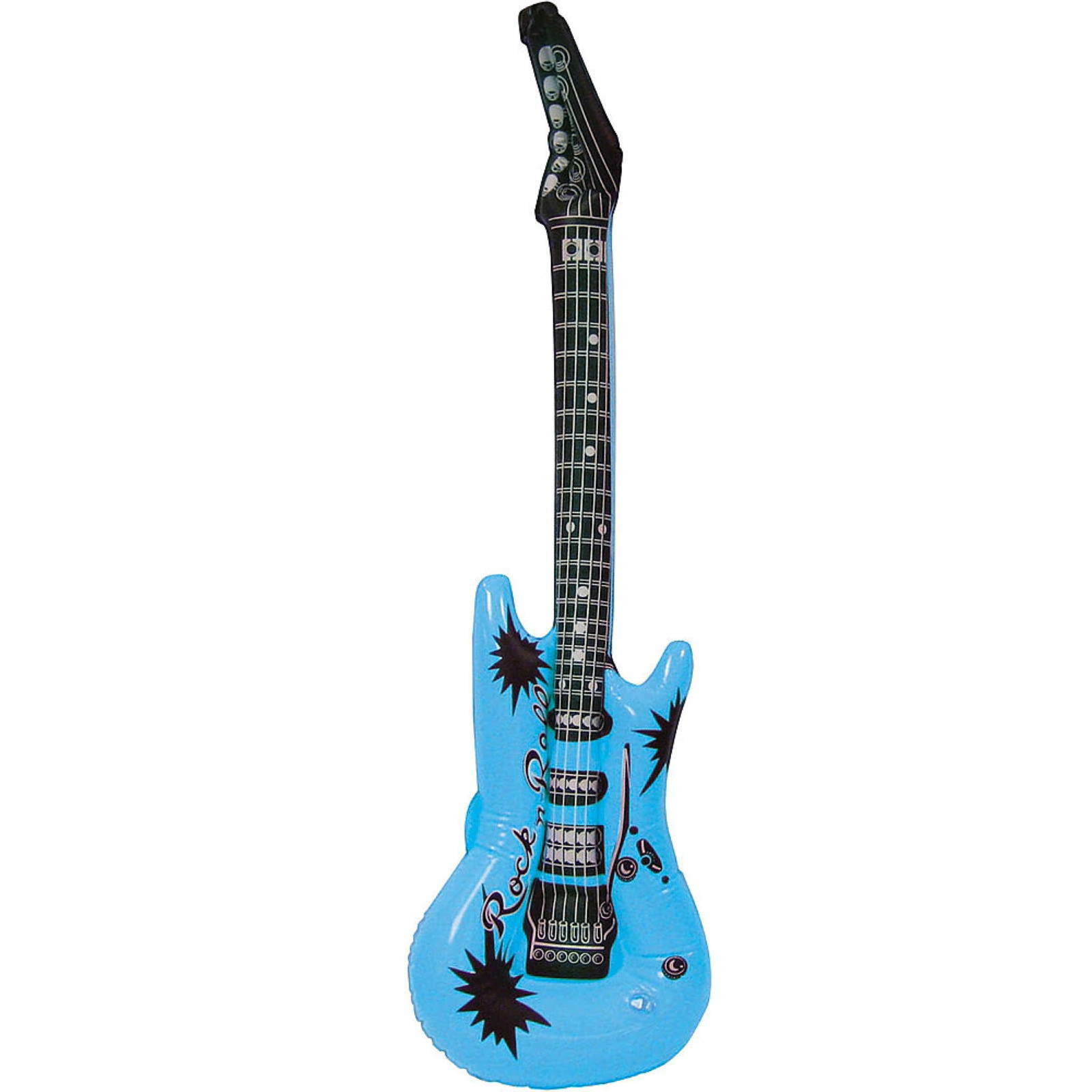 Inflatable Blue Rock Guitar