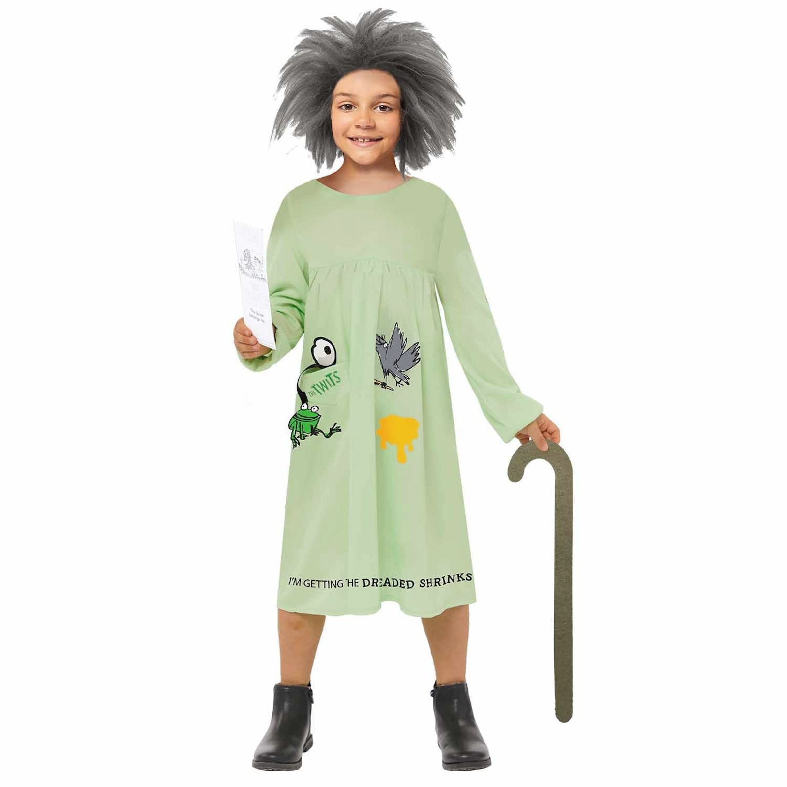 Roald Dahl The Twits Mrs. Twit Kids Costume