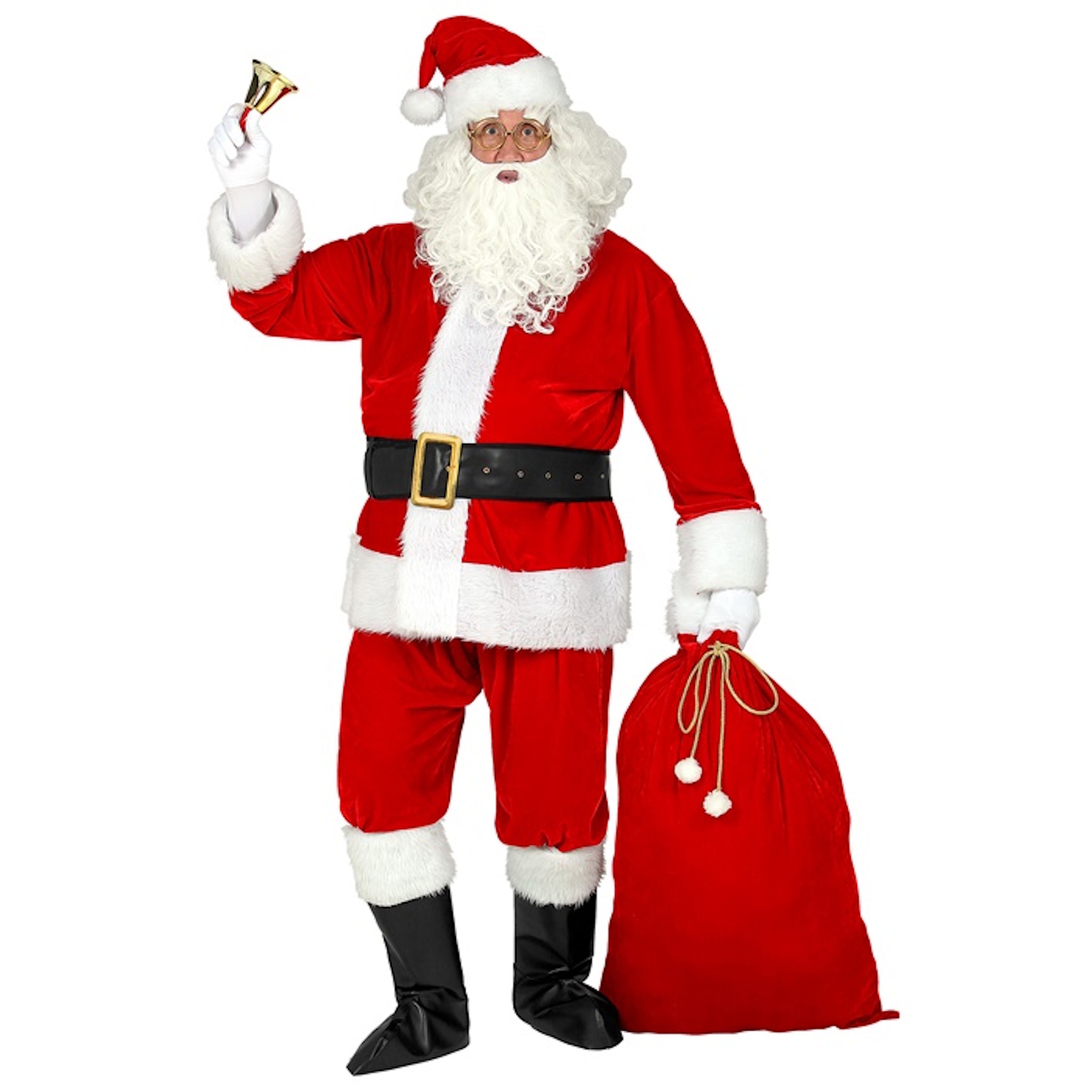 Santa Claus Suit Deluxe Adult Costume 
