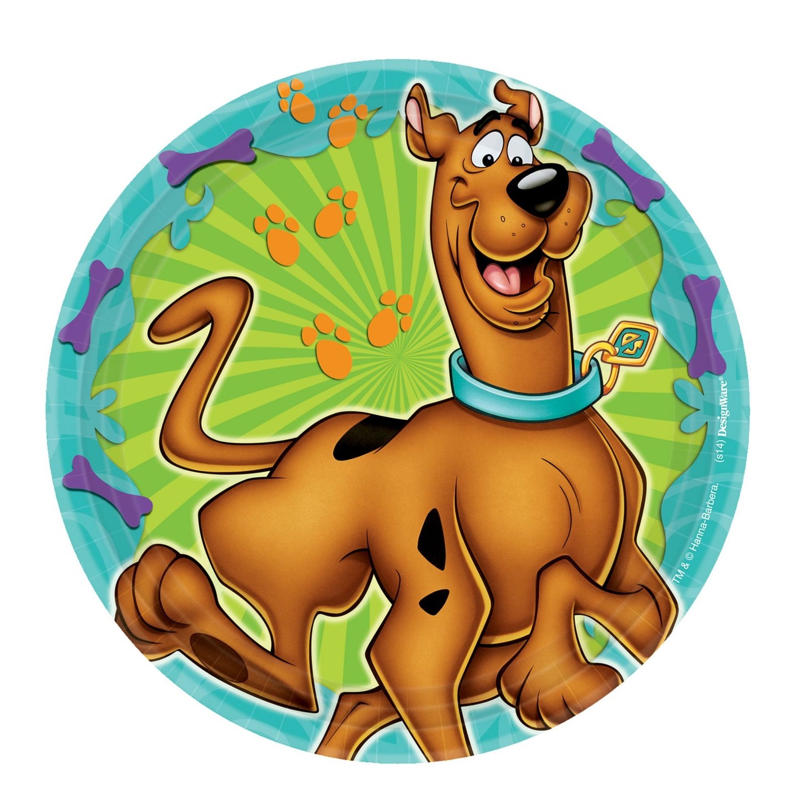 Scooby Doo Small Paper Plates (Pack of 8)