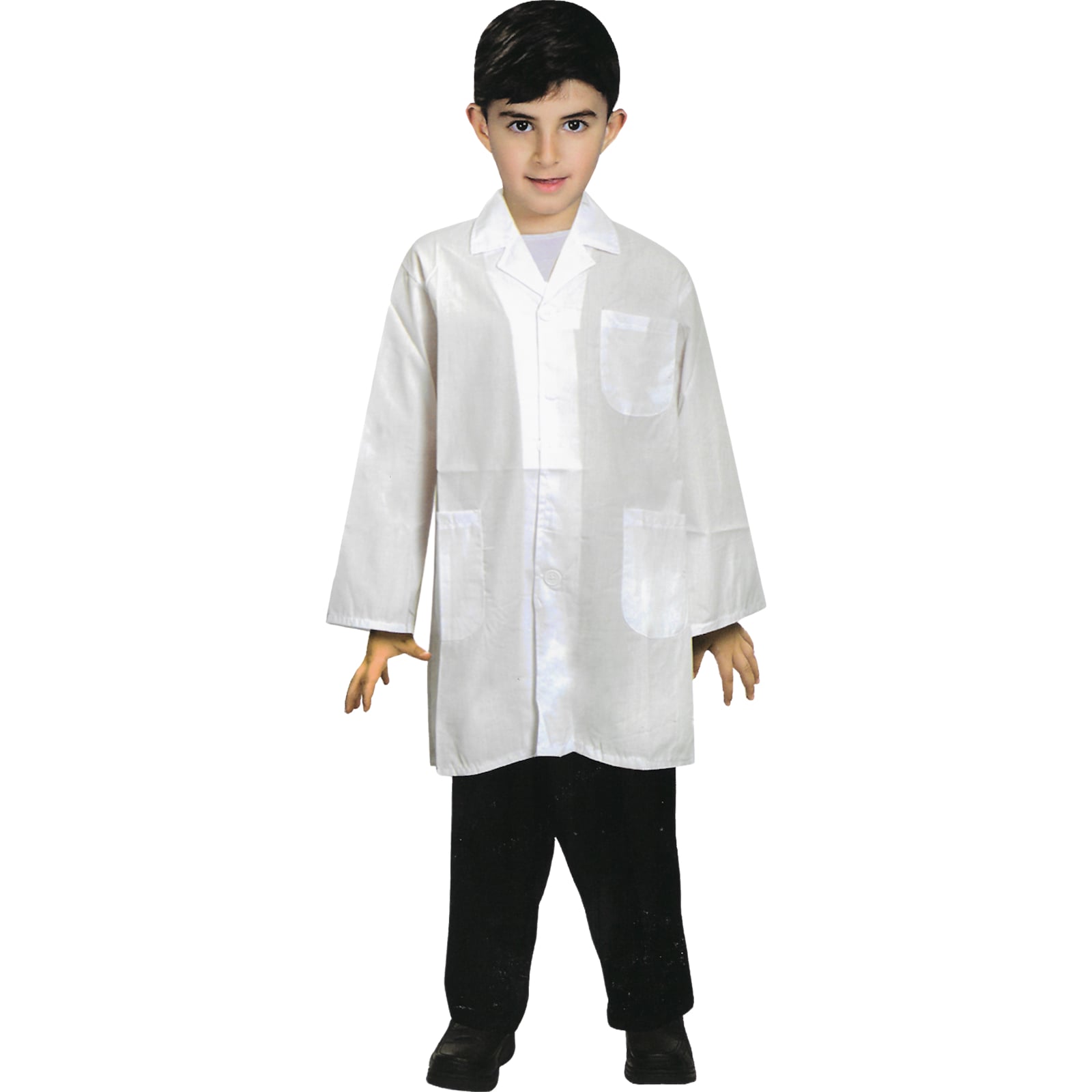 White Lab Coat Kids Costume 6-9 Years 