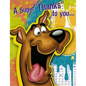Scooby Doo Party Thank You Cards (Pack of 8)