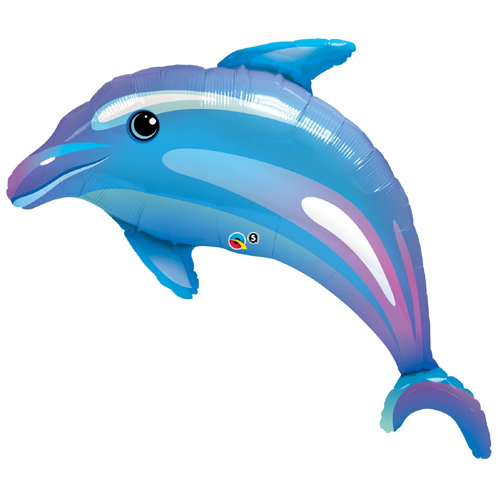 Delightful Dolphin Supershape Helium Balloon 107cm 