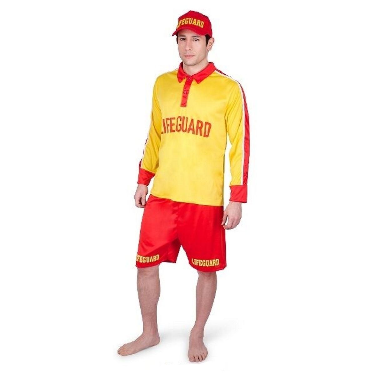 Beach Rescue Mens Costume Extra Large