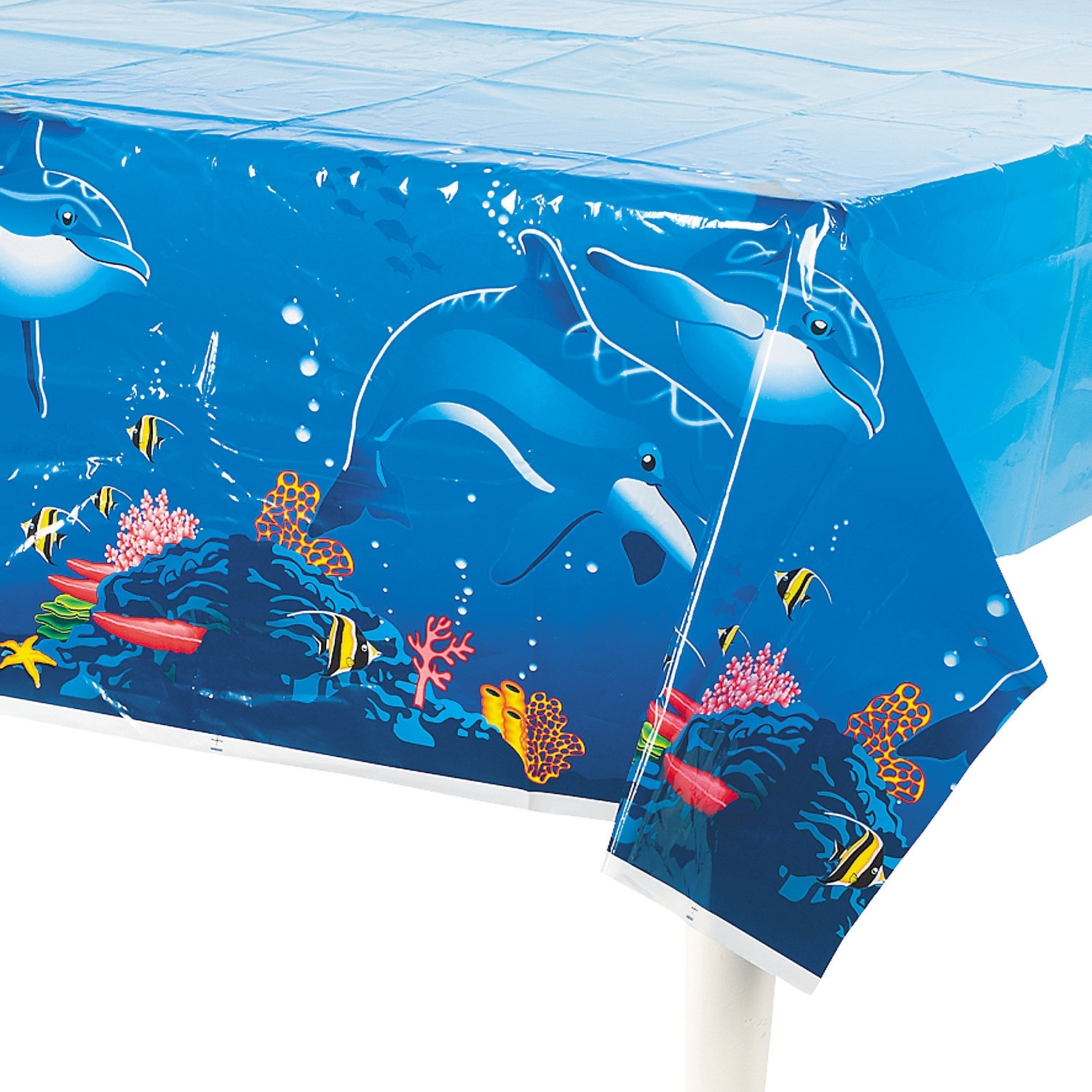 Dolphin Plastic Tablecloth