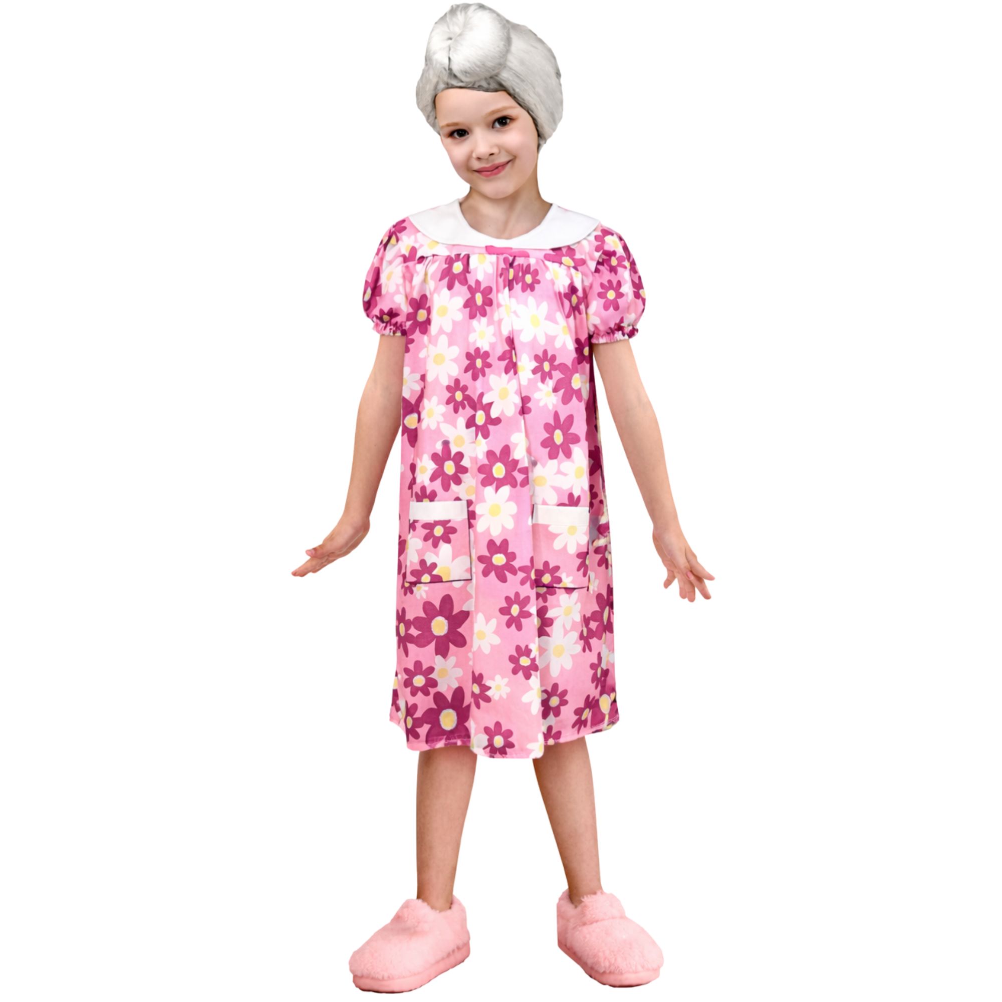 Girls Grandma Moo Moo Costume 