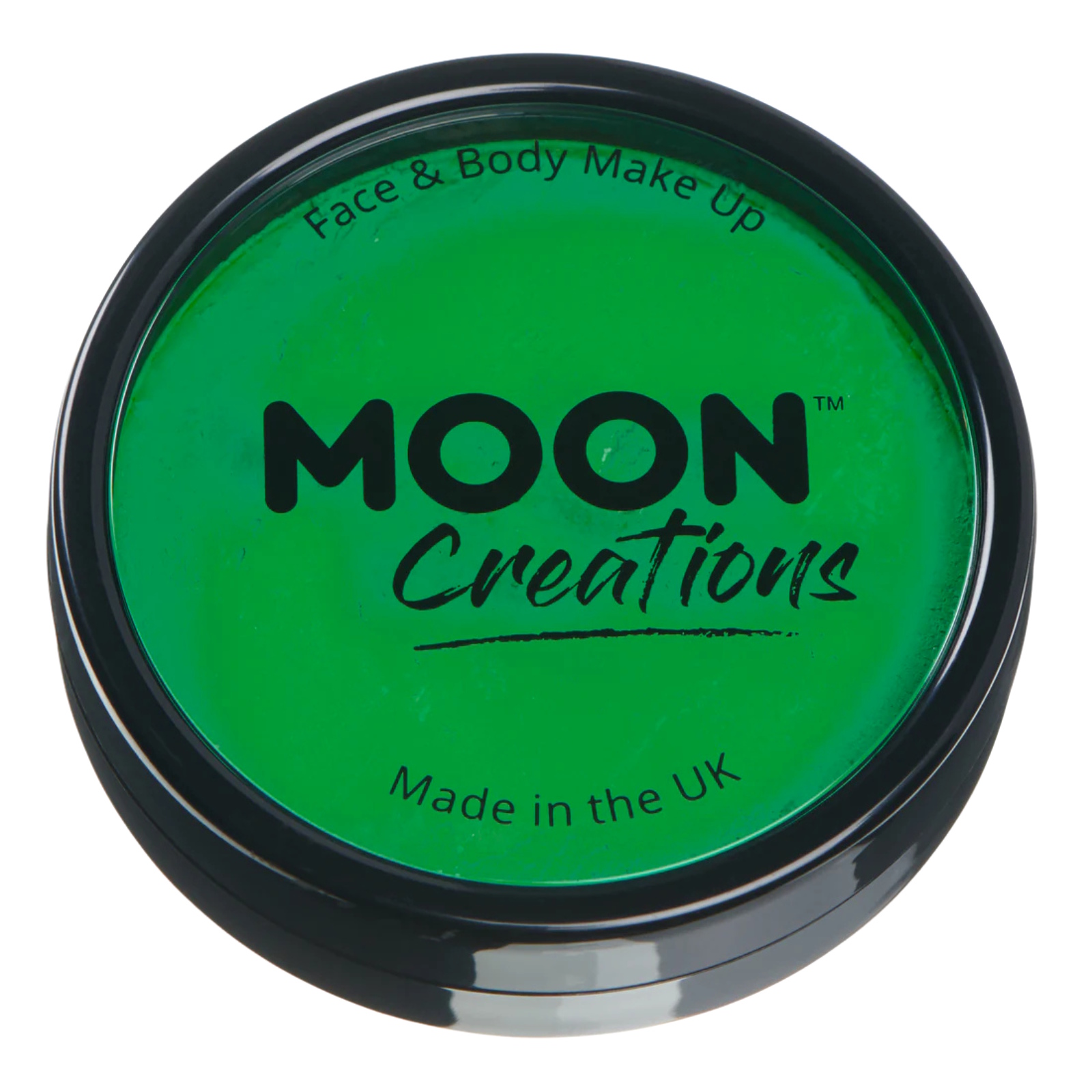 Moon Creations Bright Green Pro Face Paint Cake Pot 36g