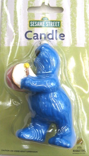 Sesame Street Cookie Monster Candle