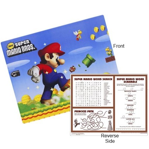 Super Mario Bros. Placemats (Set of 4)
