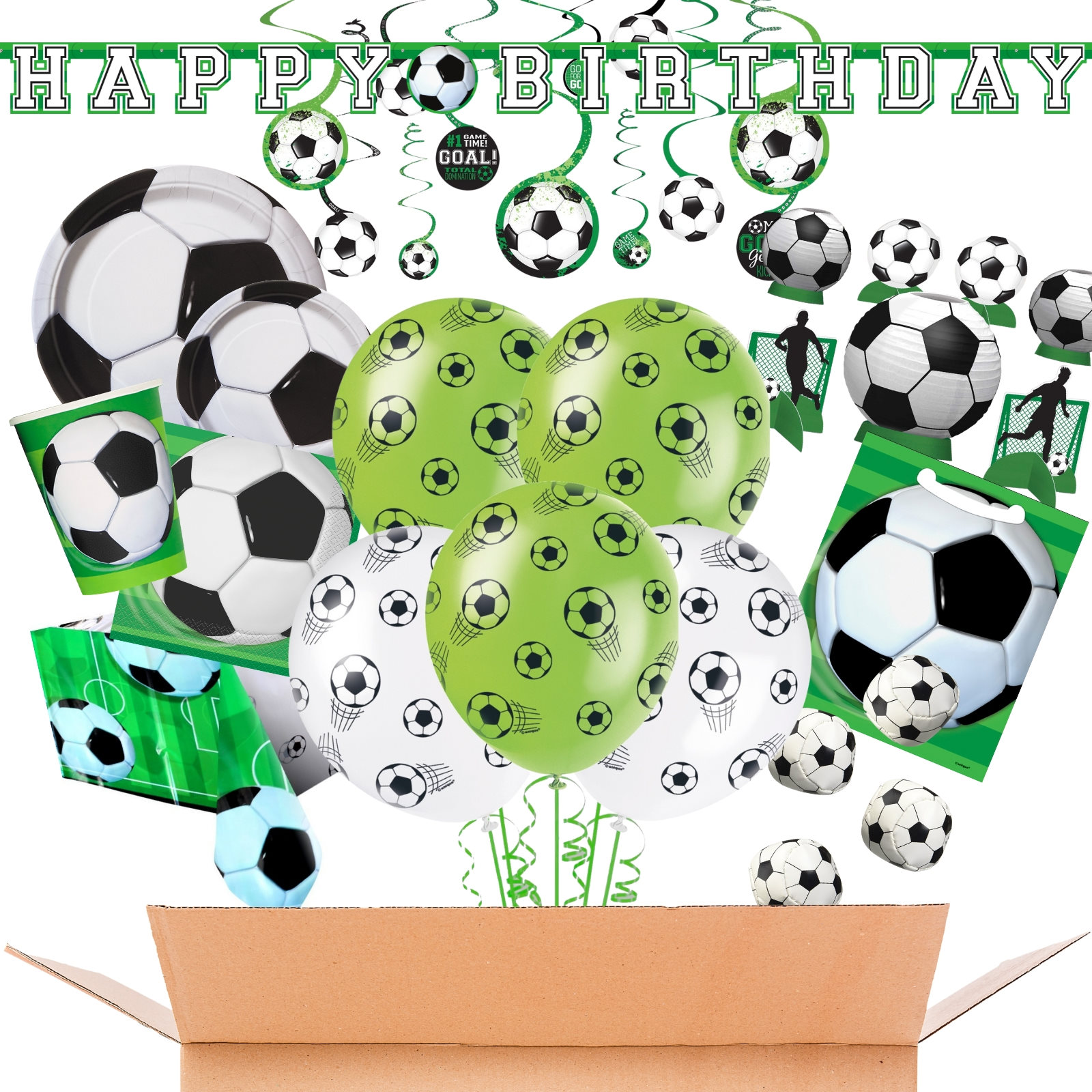 Soccer Mega Party Set for 8 Guests