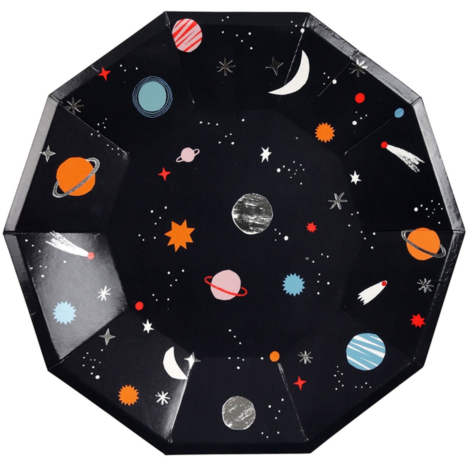 Meri Meri Space Large Paper Plates (Pack of 8)