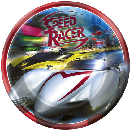 Speed Racer Large Paper Plates (Pack of 8)