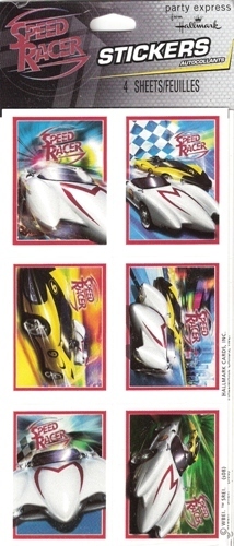 Speed Racer Stickers (Pack of 24)