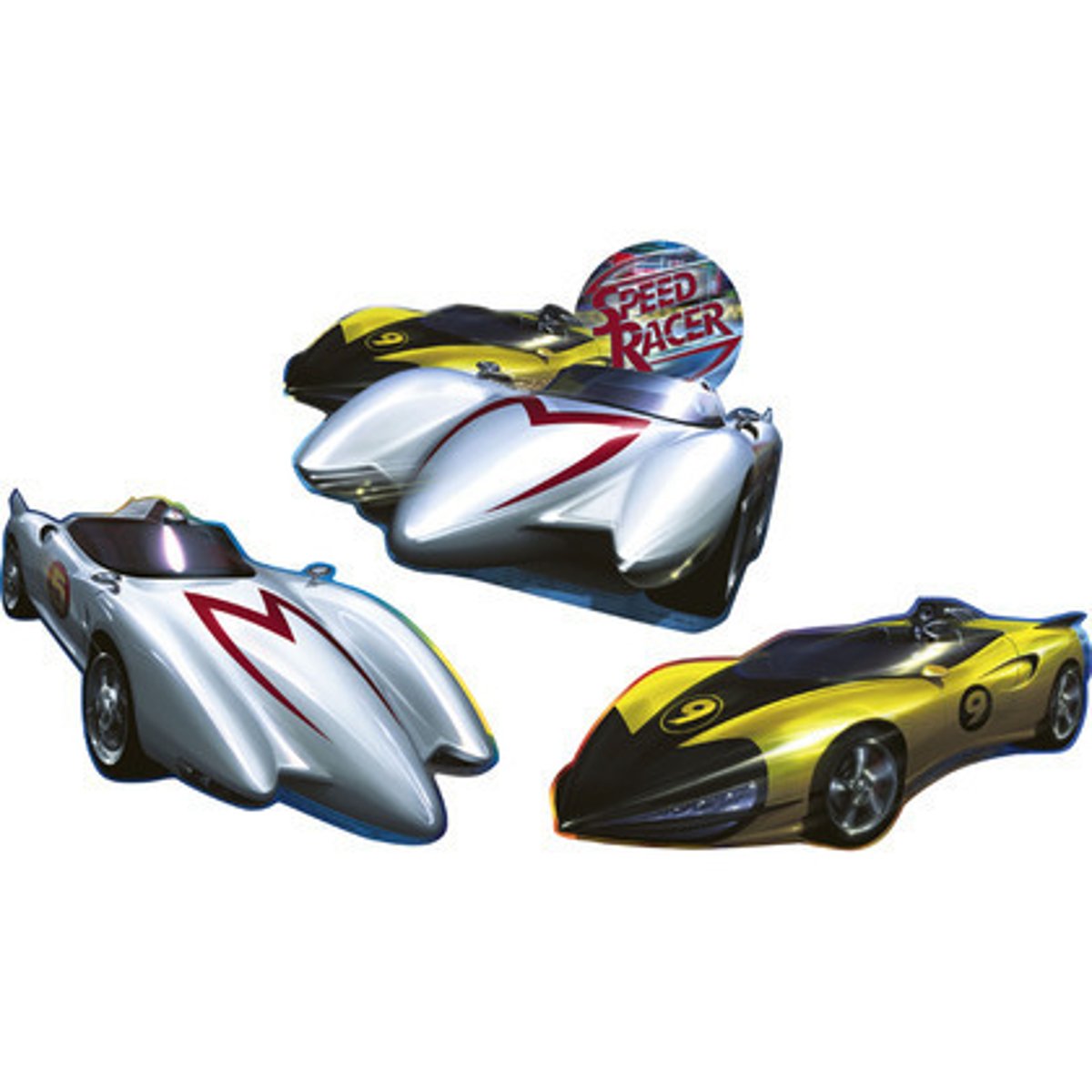 Speed Racer Decore Speed Racer Wall Decorations (Pack of 3) | Speed Racer | Boys Birthday ...