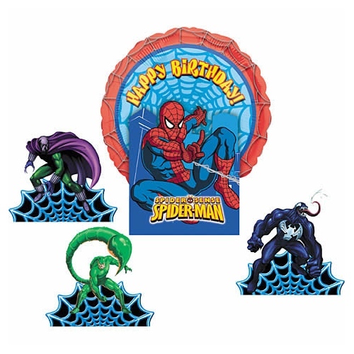 Spiderman Balloon Centrepiece