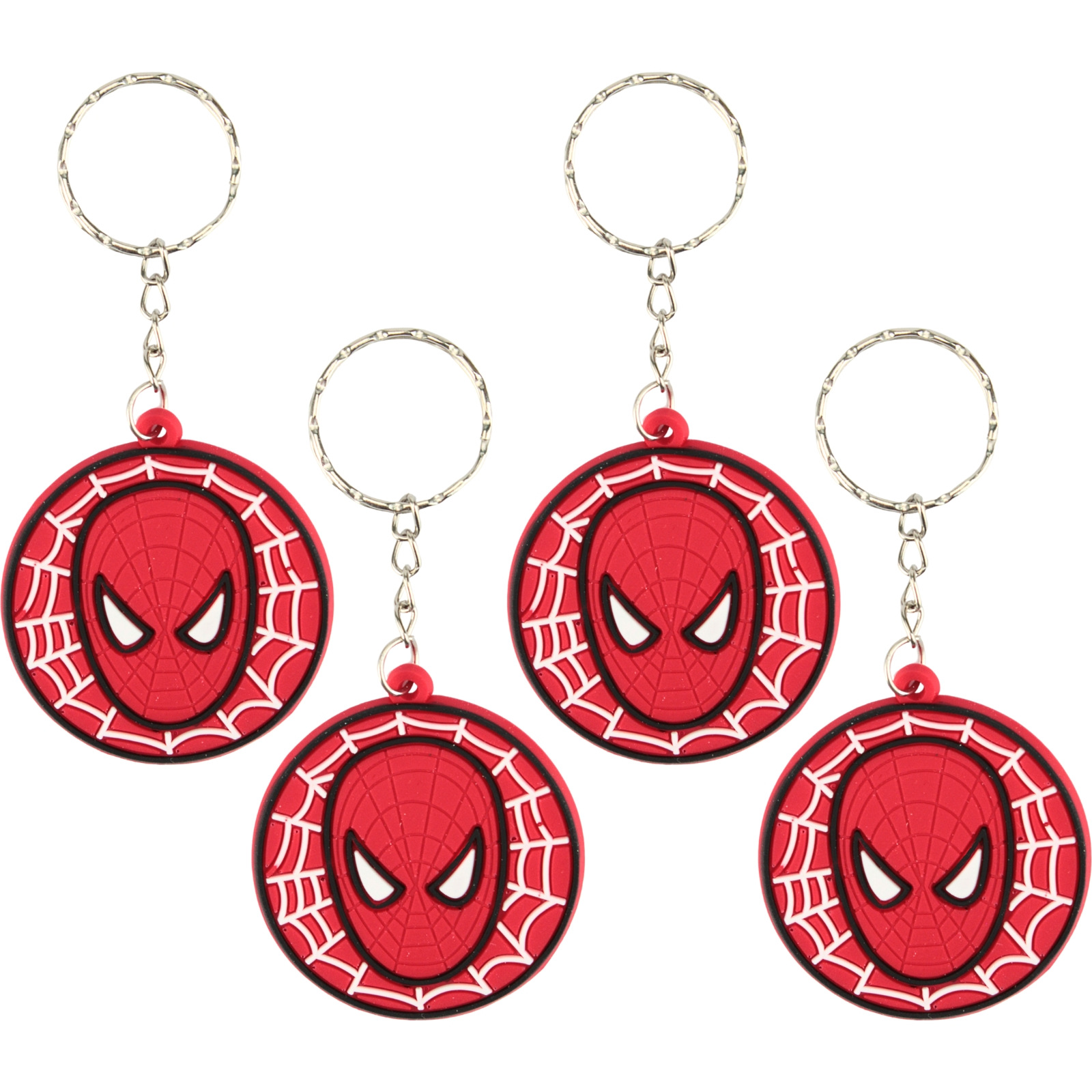 Spiderman Keyrings (Pack of 12) 