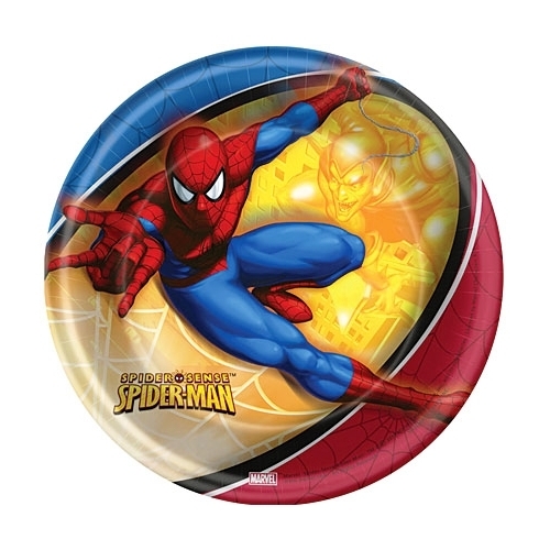 Spiderman Small Paper Plates (Pack of 8)