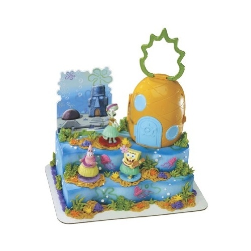 SpongeBob Squarepants Luau Cake Decoration Kit