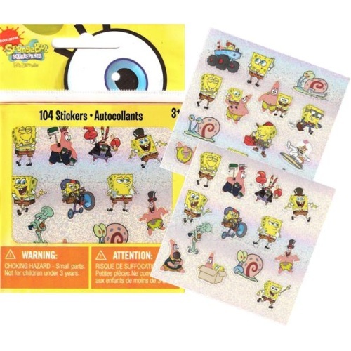 SpongeBob Squarepants Mini Stickers (Pack of 104)