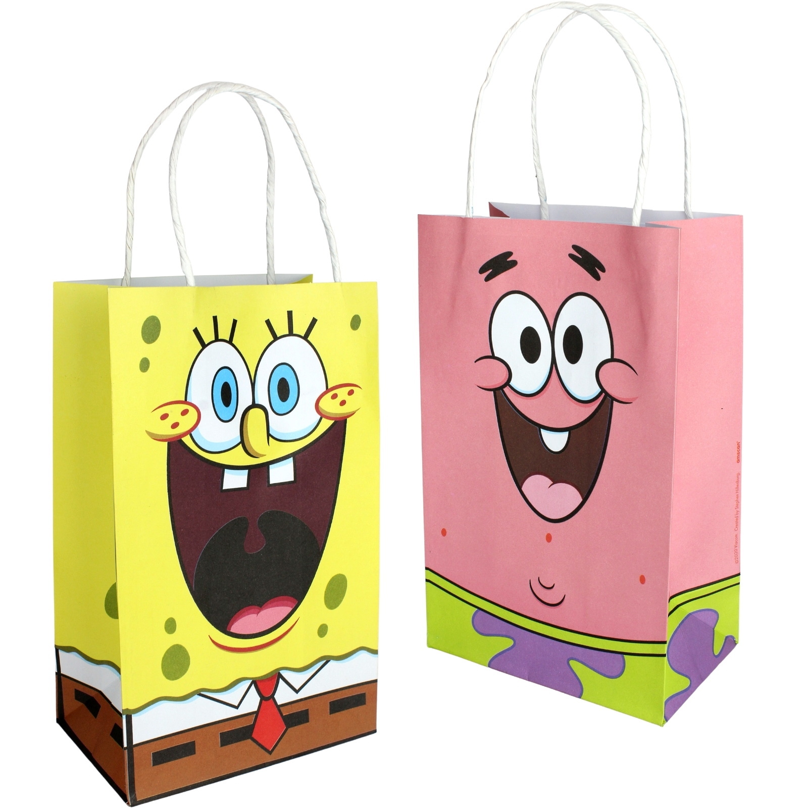 SpongeBob SquarePants Paper Gift Bags (Pack of 8)