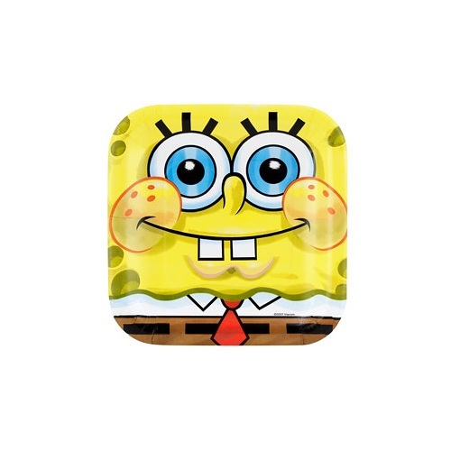 SpongeBob Squarepants Small Paper Plates (Pack of 8)