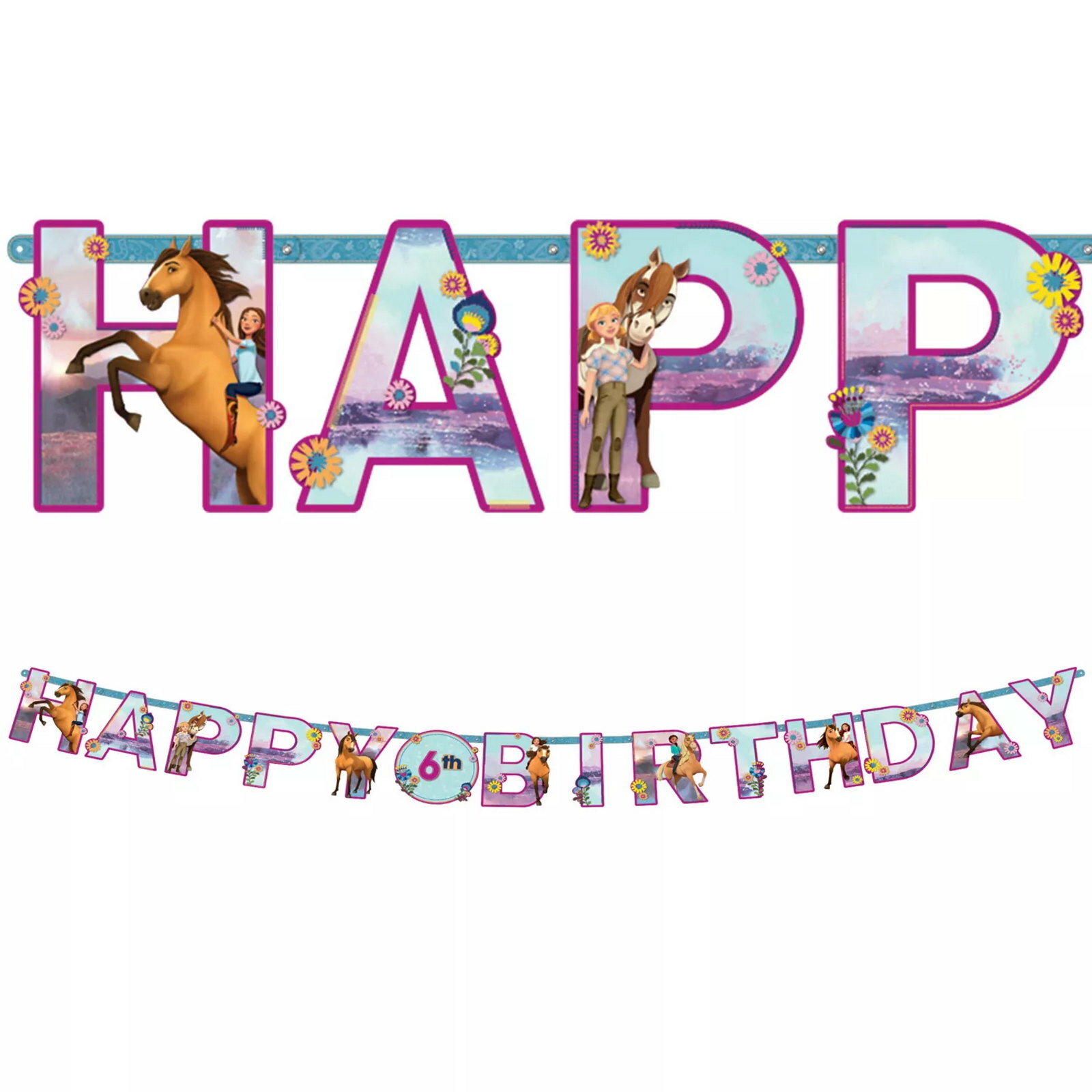 Spirit Riding Free Add an Age Banner Kit