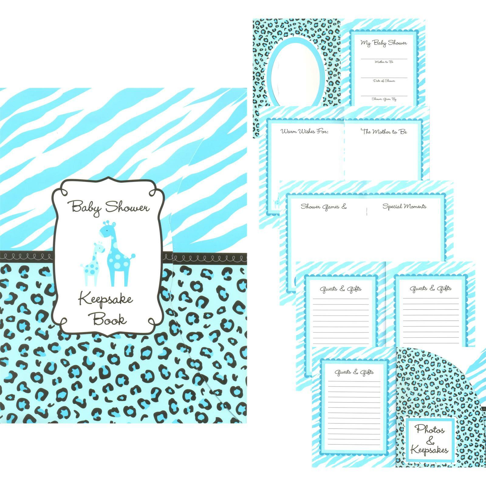 Sweet Safari Boy Keepsake Book